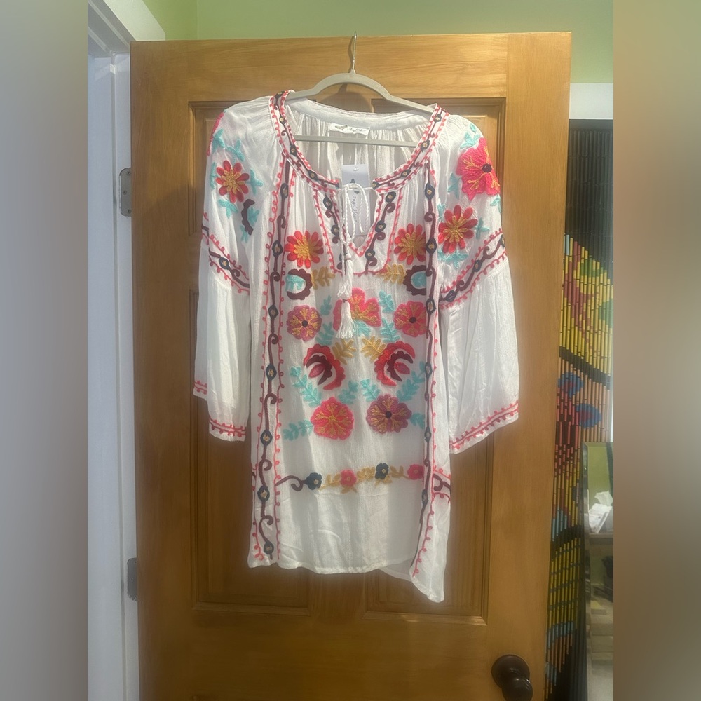 Angel Heart embroidered blouse